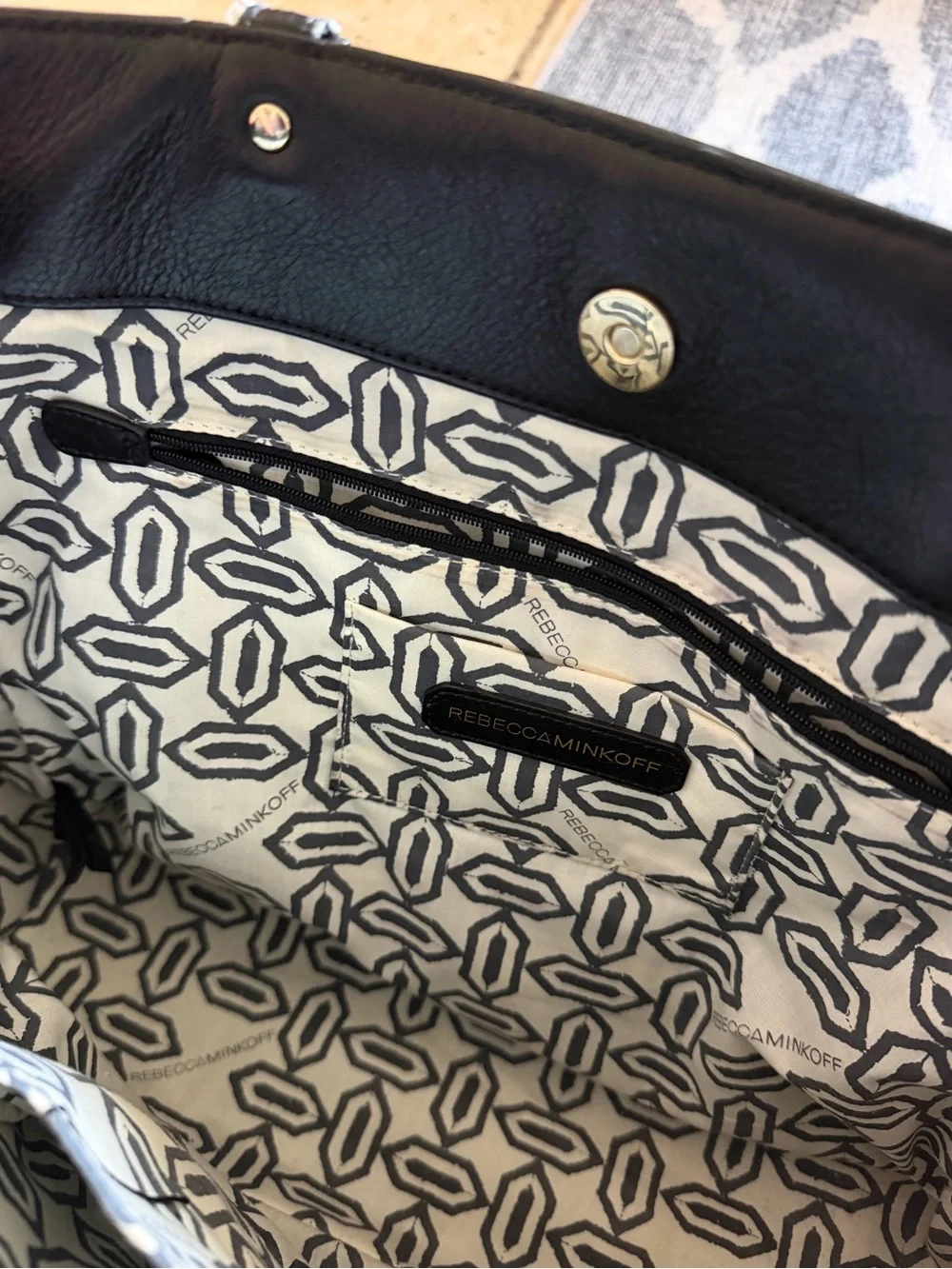Rebecca Minkoff leather tote/laptop bag